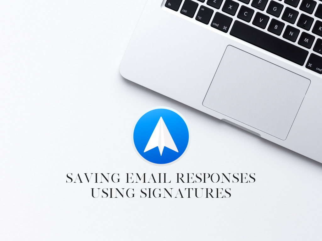 Saving Email Responses using Signatures