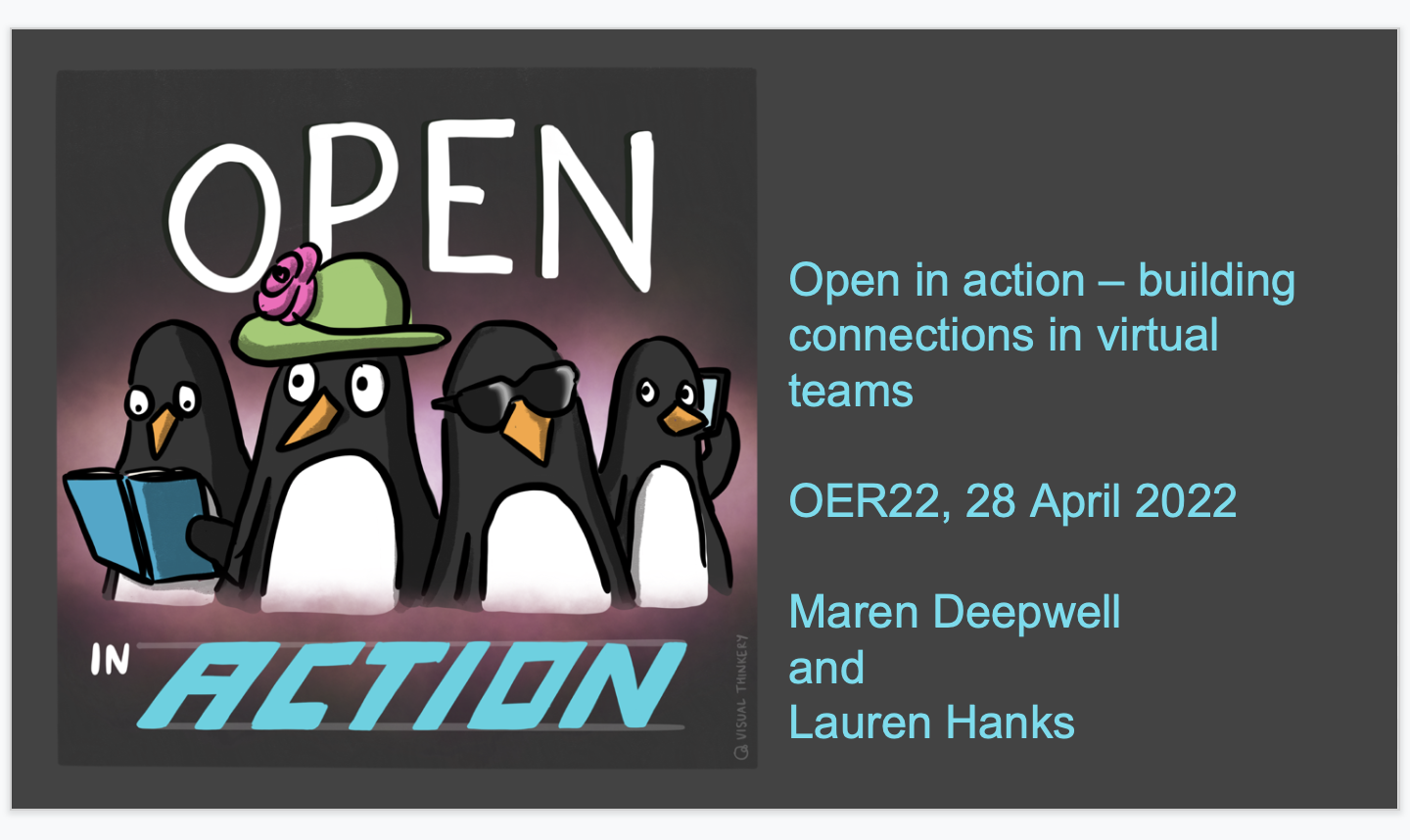 OER22: Building Connections with Virtual Teams